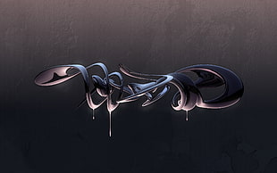 black 3D photo